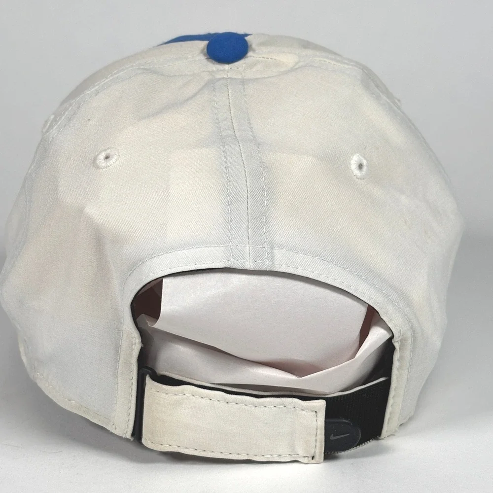 Nike Michelin Man Golf Hat Blue White Adjustable Strapback Baseball Cap